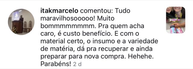 Depoimento de cliente